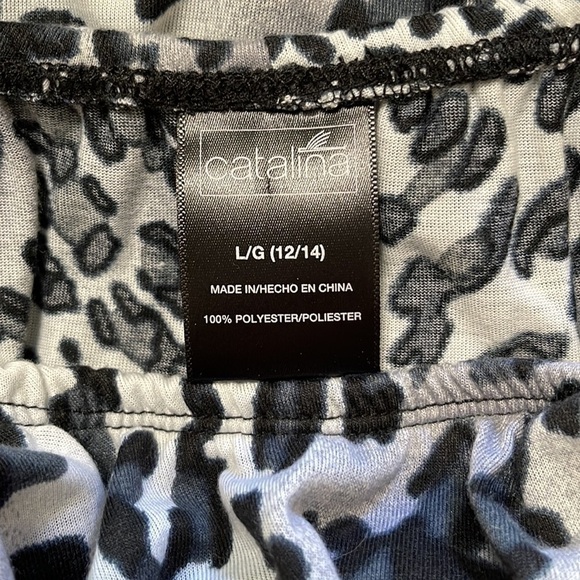 Catalina Animal Print Strapless Maxi Dress. P/M/A1311 - Picture 5 of 7